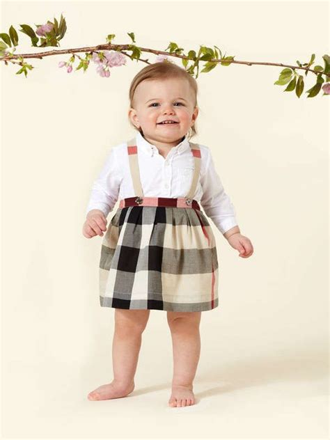 costume burberry baby|burberry newborn baby girl.